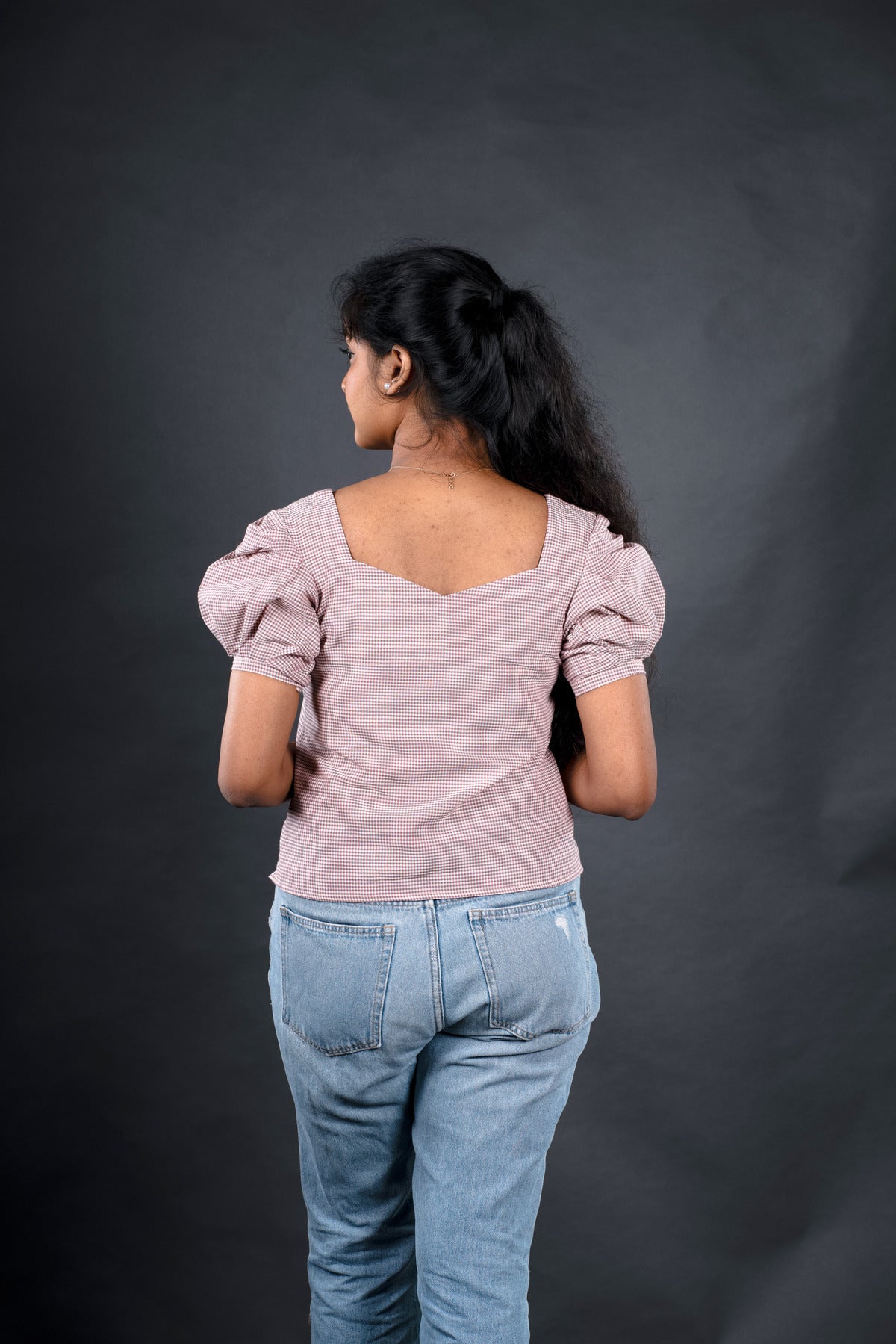 Handloom Checks- Short top