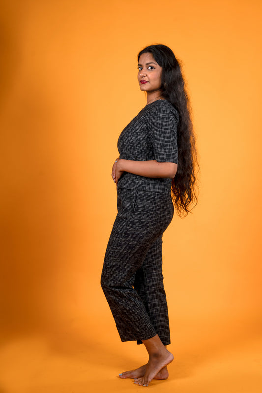 Black Ikat - Co-ord set