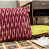 Red Ikat Cushion Cover set