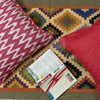 Red Ikat Cushion Covers set