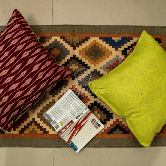 Red Ikat Cushion Cover set