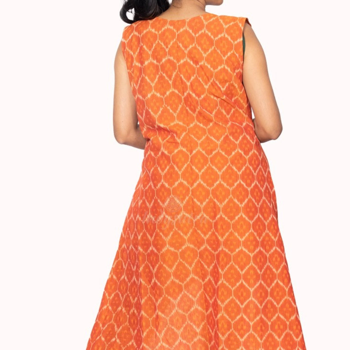 Shrug - Orange Ikat