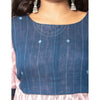 Jugalbandi Ikat Kurti - Pink and Blue