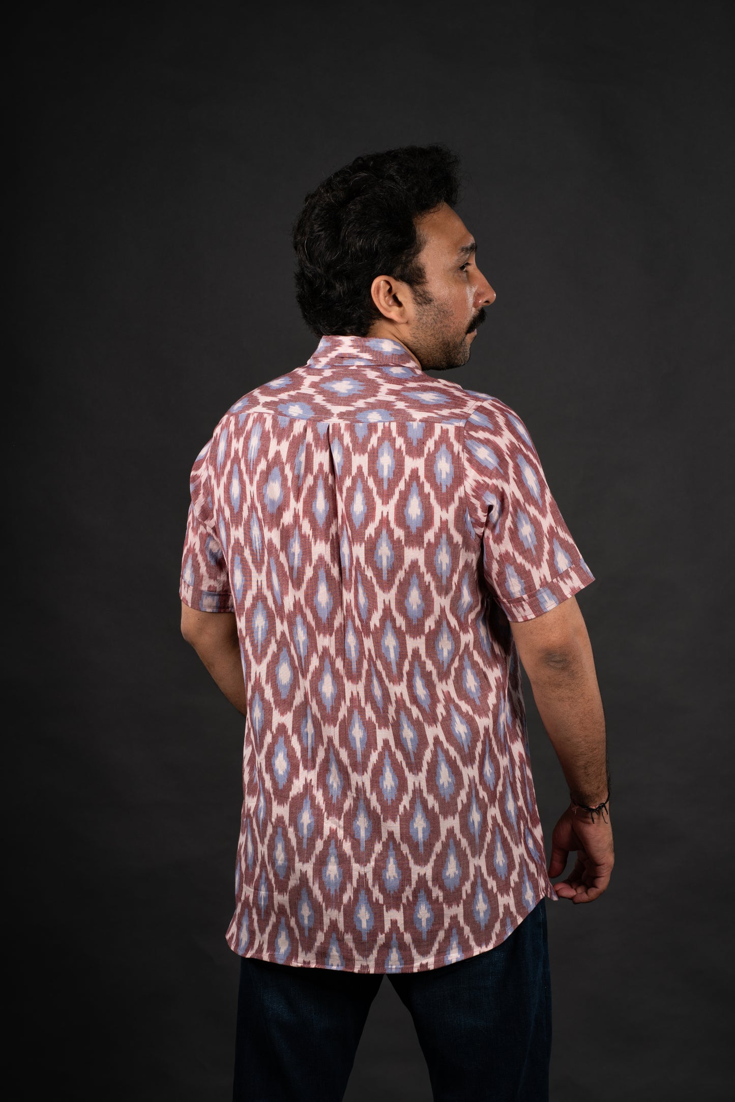 Coca Brown Ikat Shirt