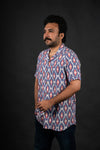 Cielo Blue Ikat Shirt
