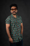 Tropica Green Ikat Shirt