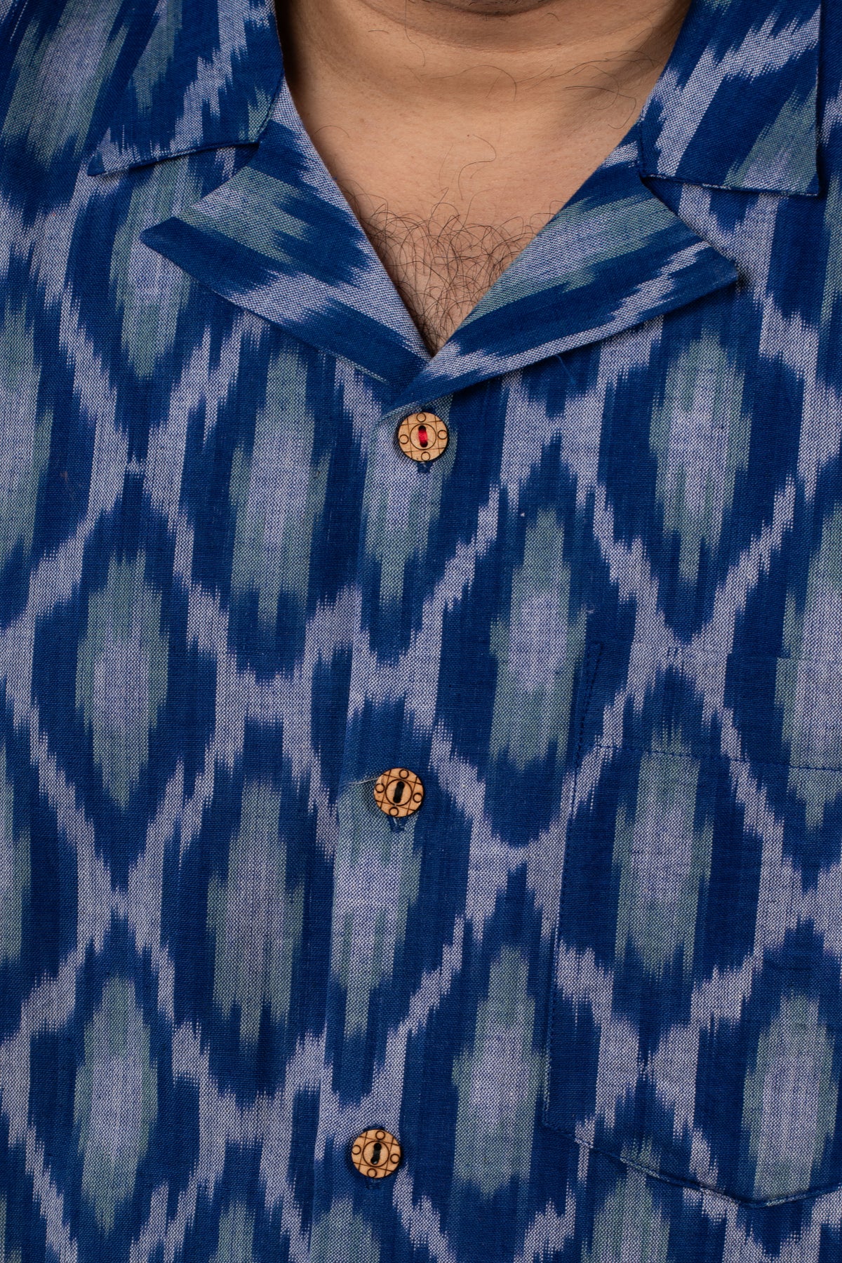 Rio Blue Ikat Shirt