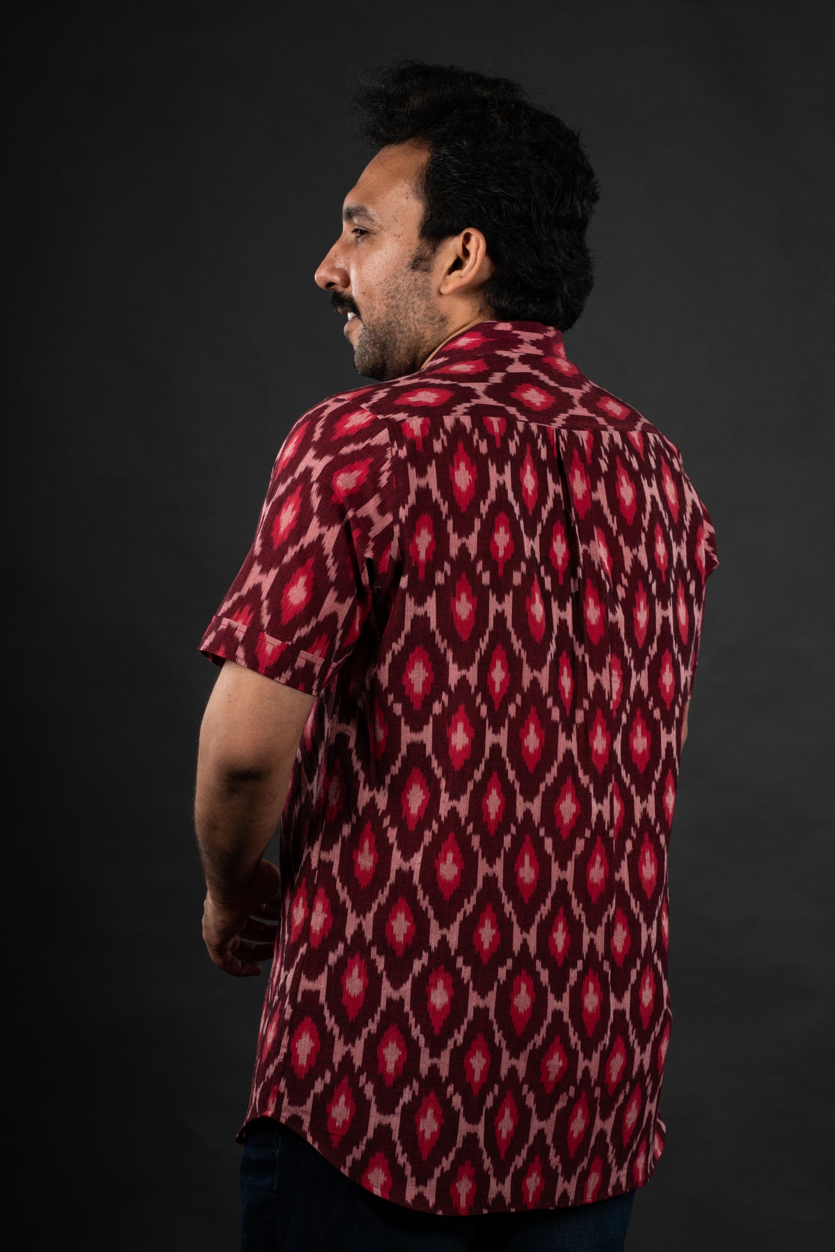 Red Salsa Ikat Shirt