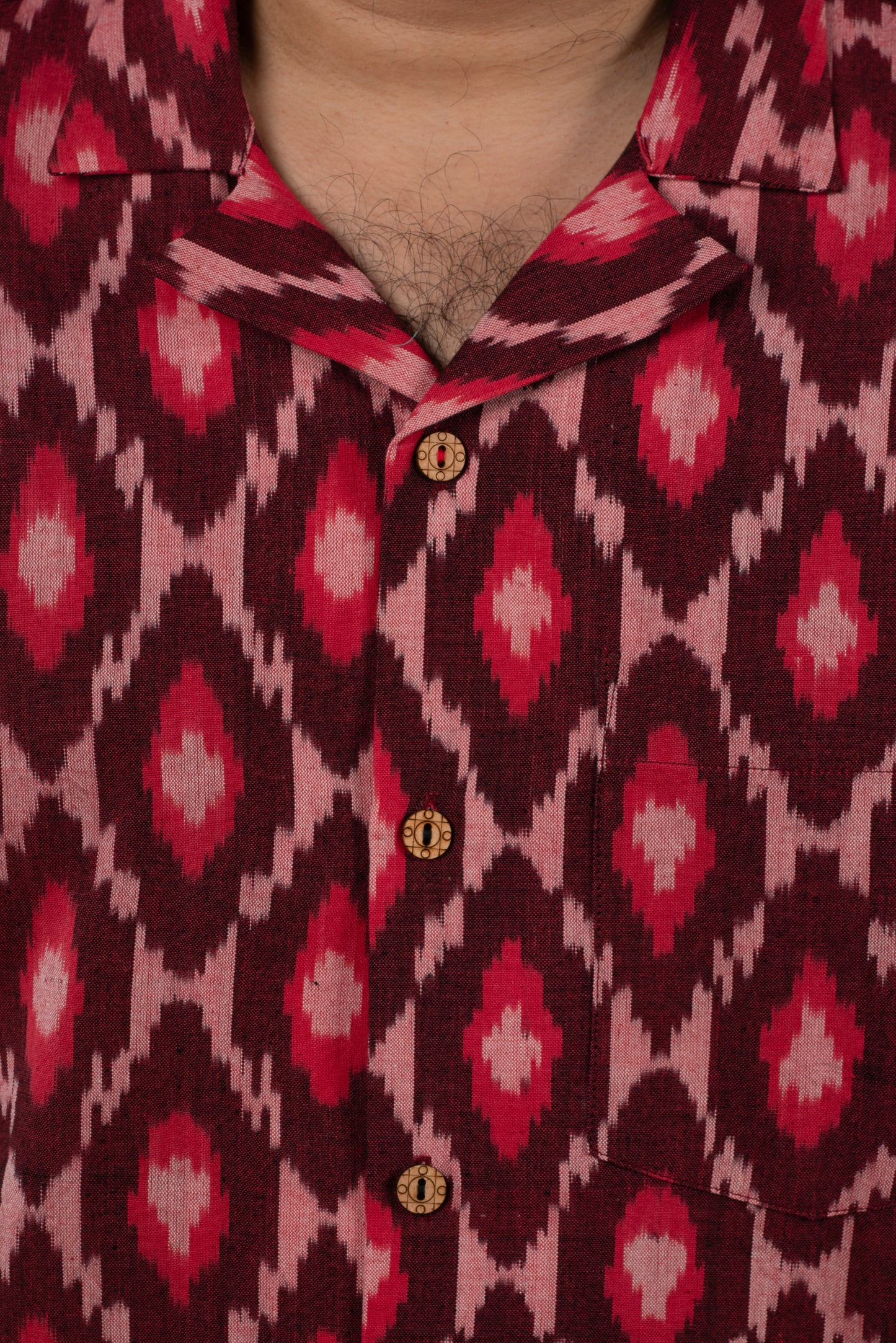 Red Salsa Ikat Shirt