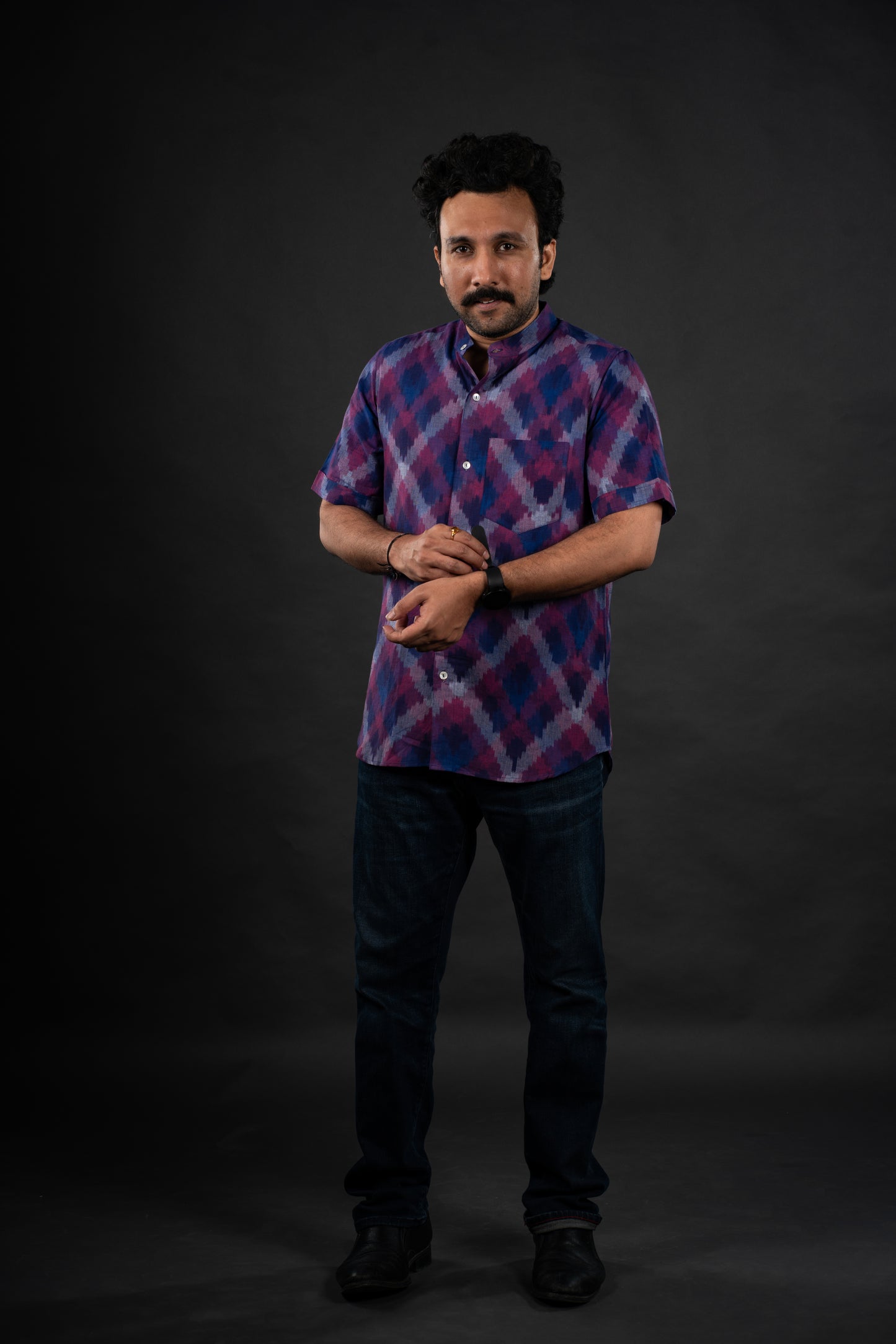 BIG BABUL - Dark Blue Shirt