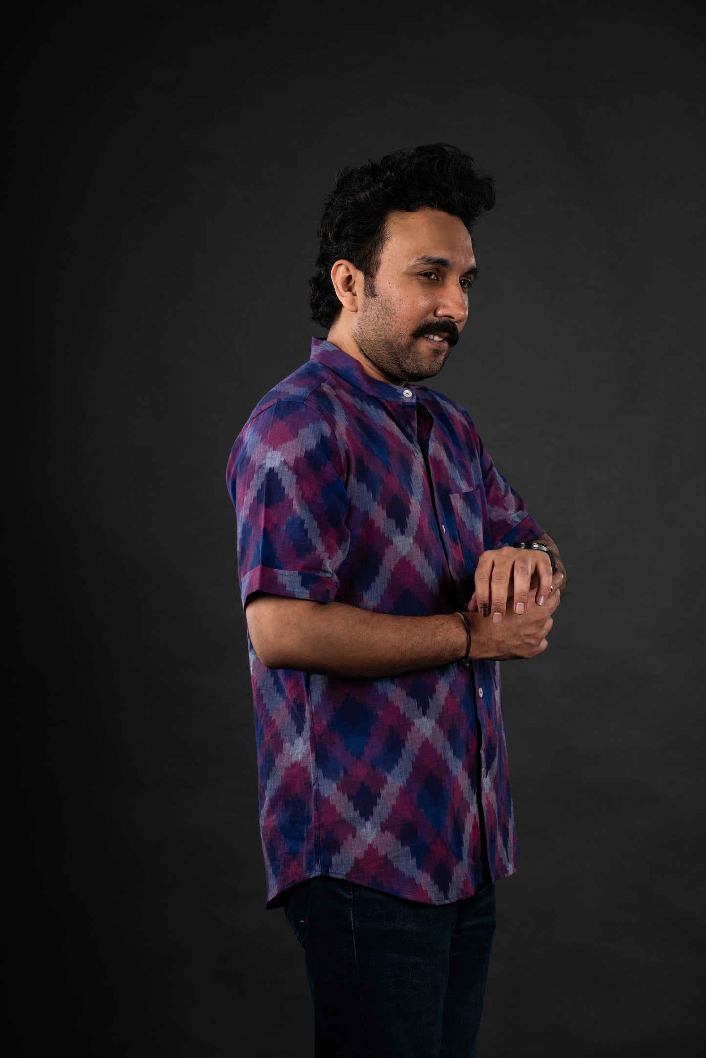 BIG BABUL - Dark Blue Shirt