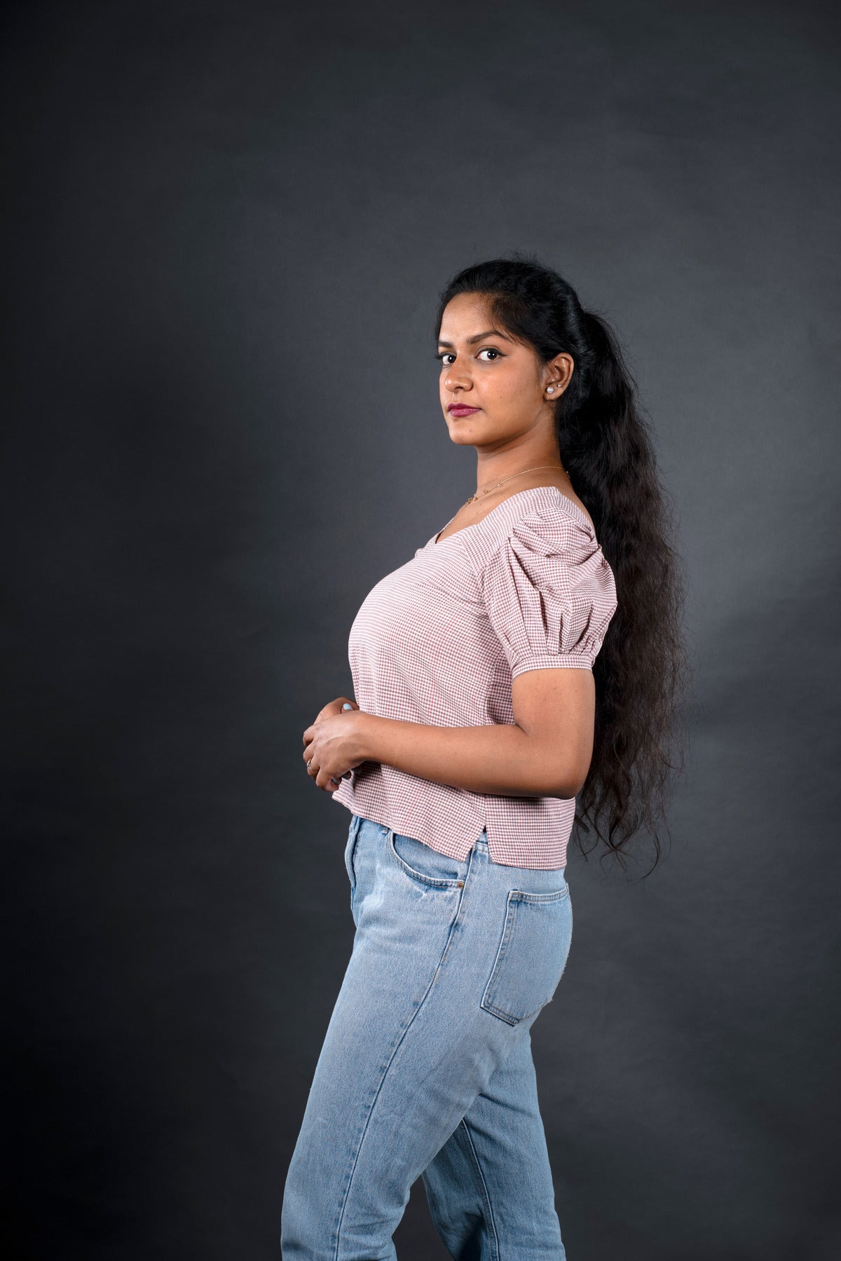 Handloom Checks- Short top