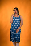 Indigo Blue Kurta - Strip Kurta