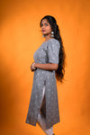 Grey Cotton Kurti