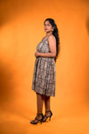 Black Kalamkari Dress - Lilly