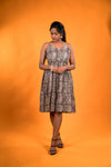 Black Kalamkari Dress - Lilly