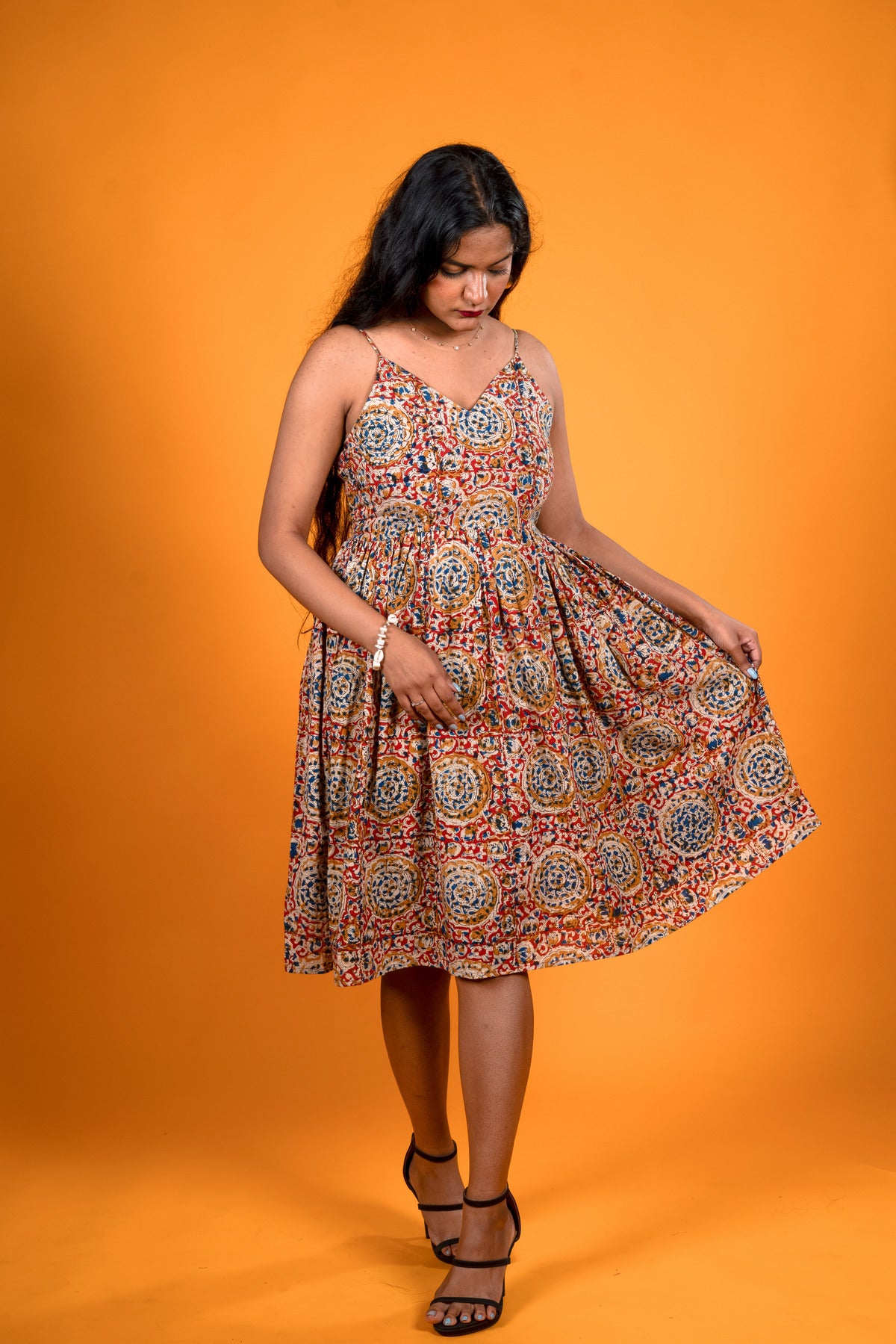 Kalamkari Dress - Lilly