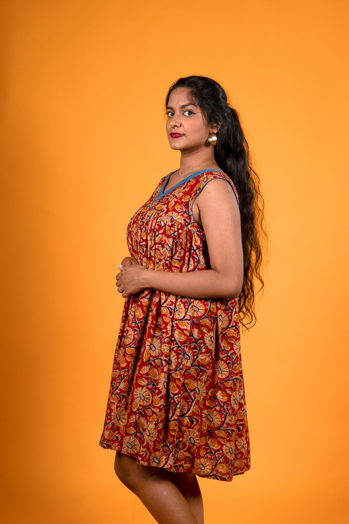 Kalamkari Dress -  Kadamba