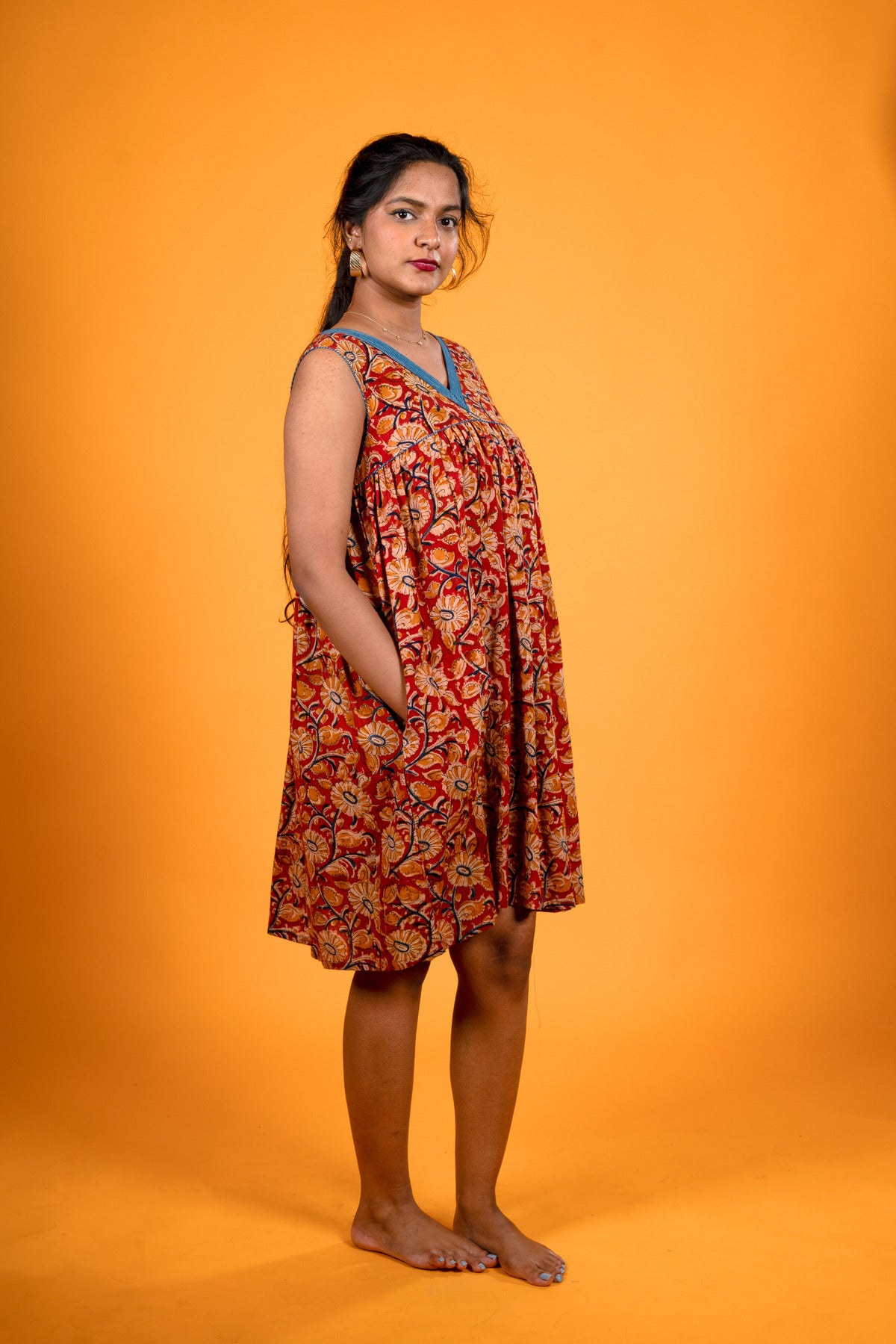 Kalamkari Dress -  Kadamba