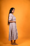 Peach Ikat Dress - Summer Beach