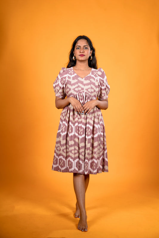 Ikat weave Dress - Vanya