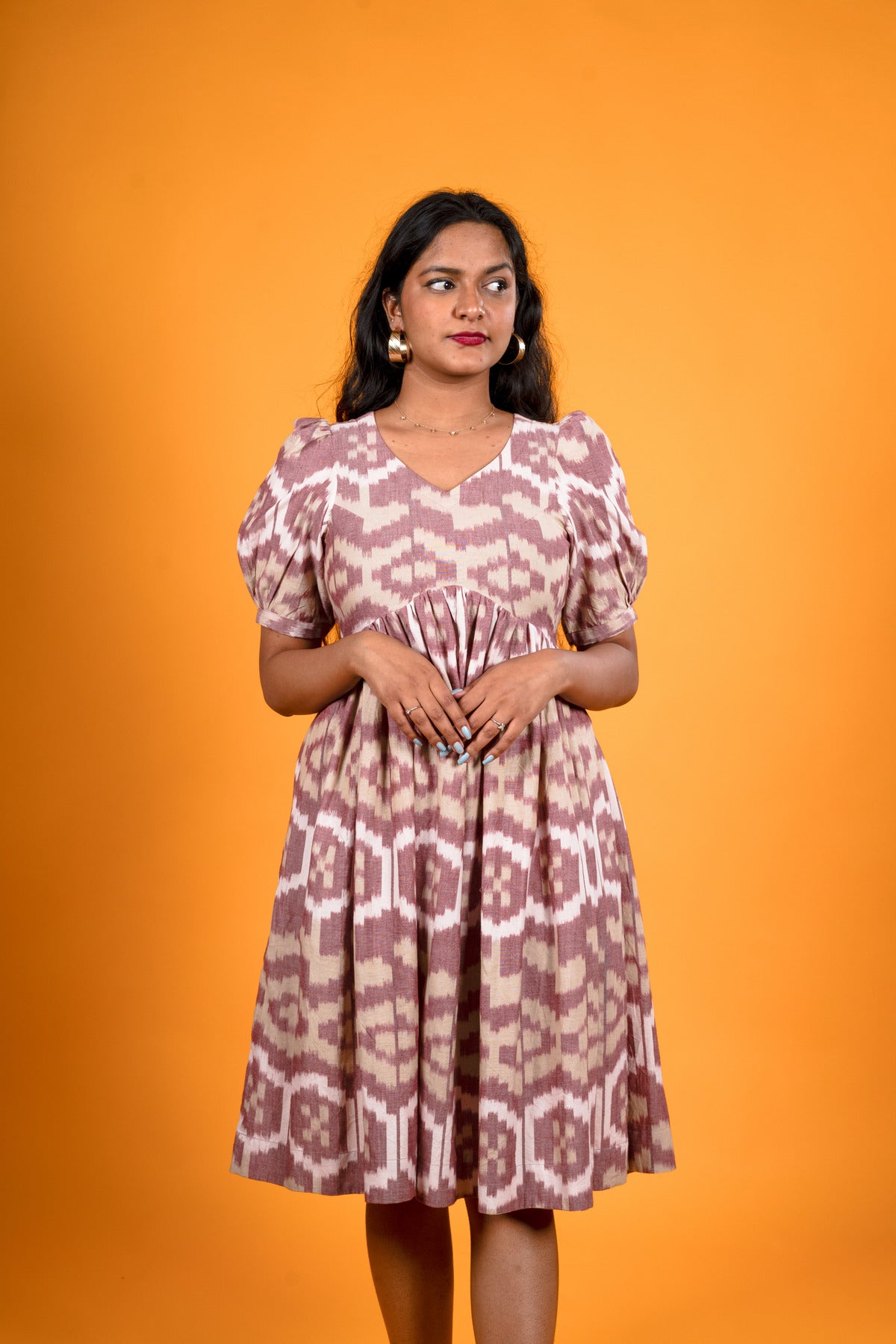 Ikat weave Dress - Vanya