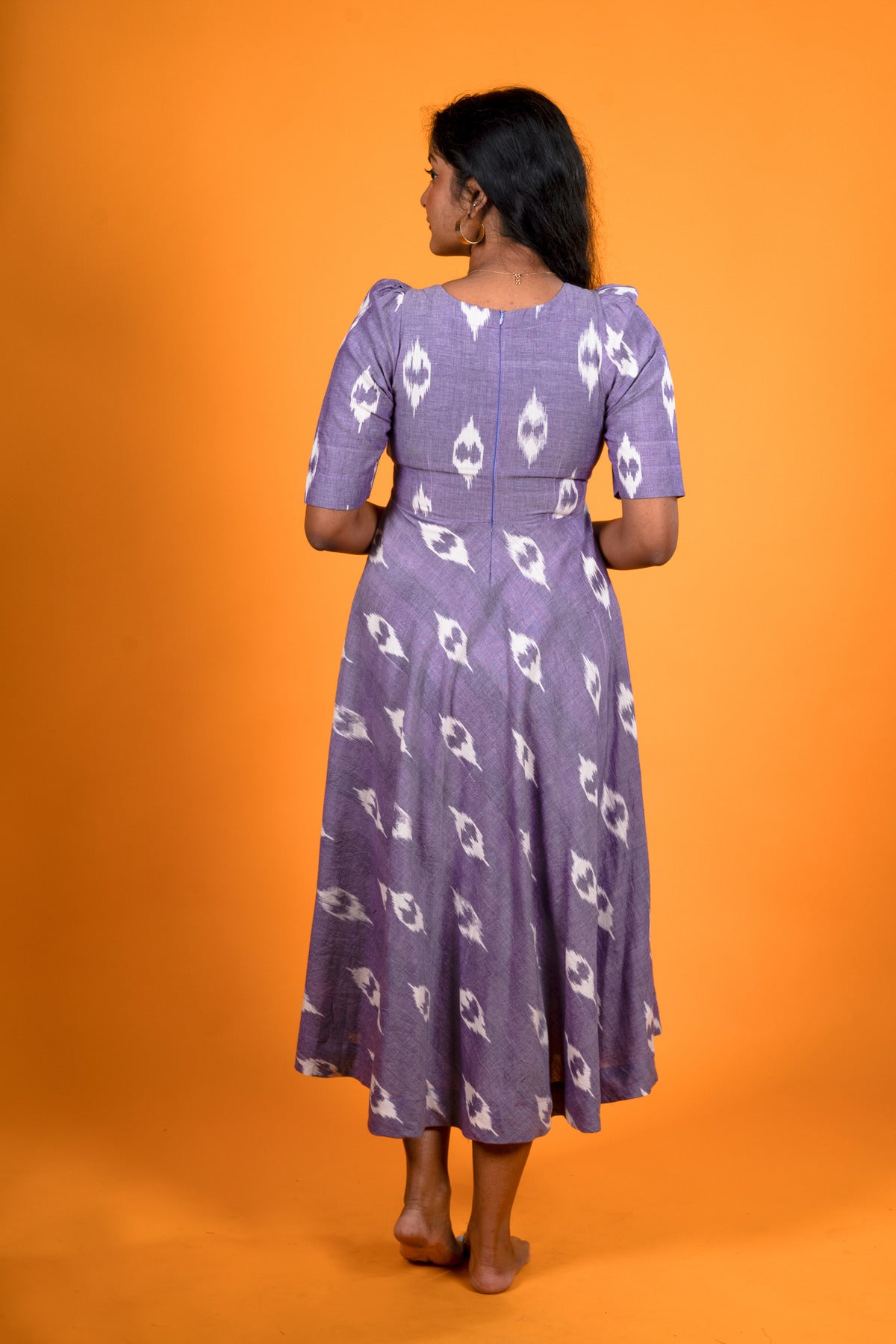 Lavender Ikat Dress - Summer Beach