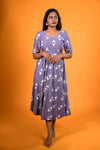 Lavender Ikat Dress - Summer Beach