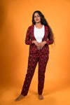 Maroon Ikat - Co-ord set