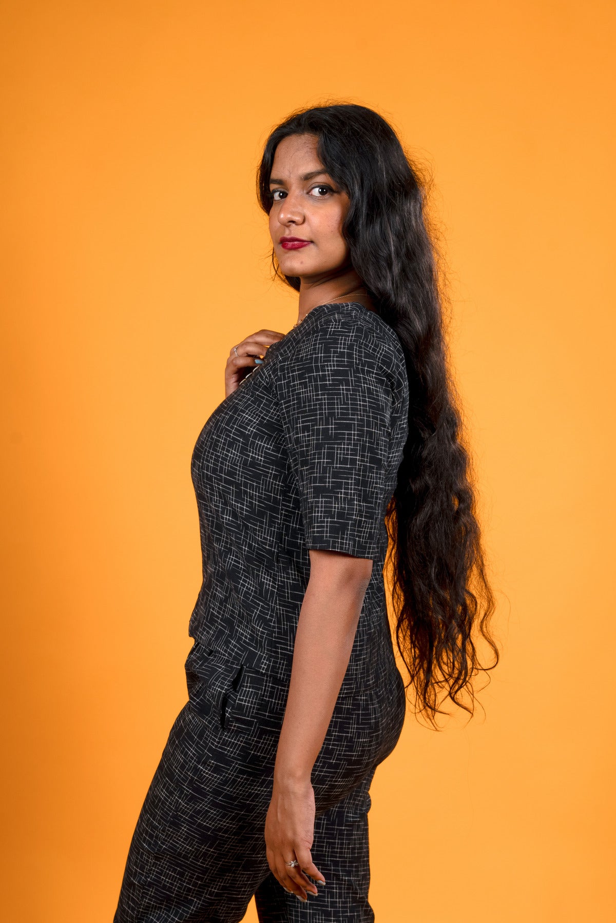 Black Ikat - Co-ord set