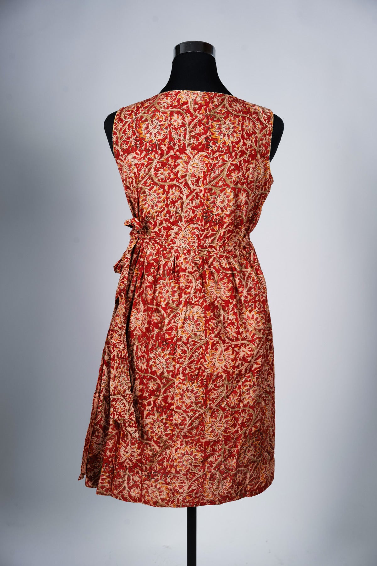 Kalamkari Dress - Wrap around