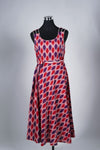 Ikat Purple Dress - Hellen