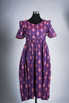 Purple Ikat Dress - Padmini