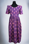 Purple Ikat Dress - Padmini