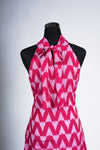 Pink Ikat Dress - Overlap
