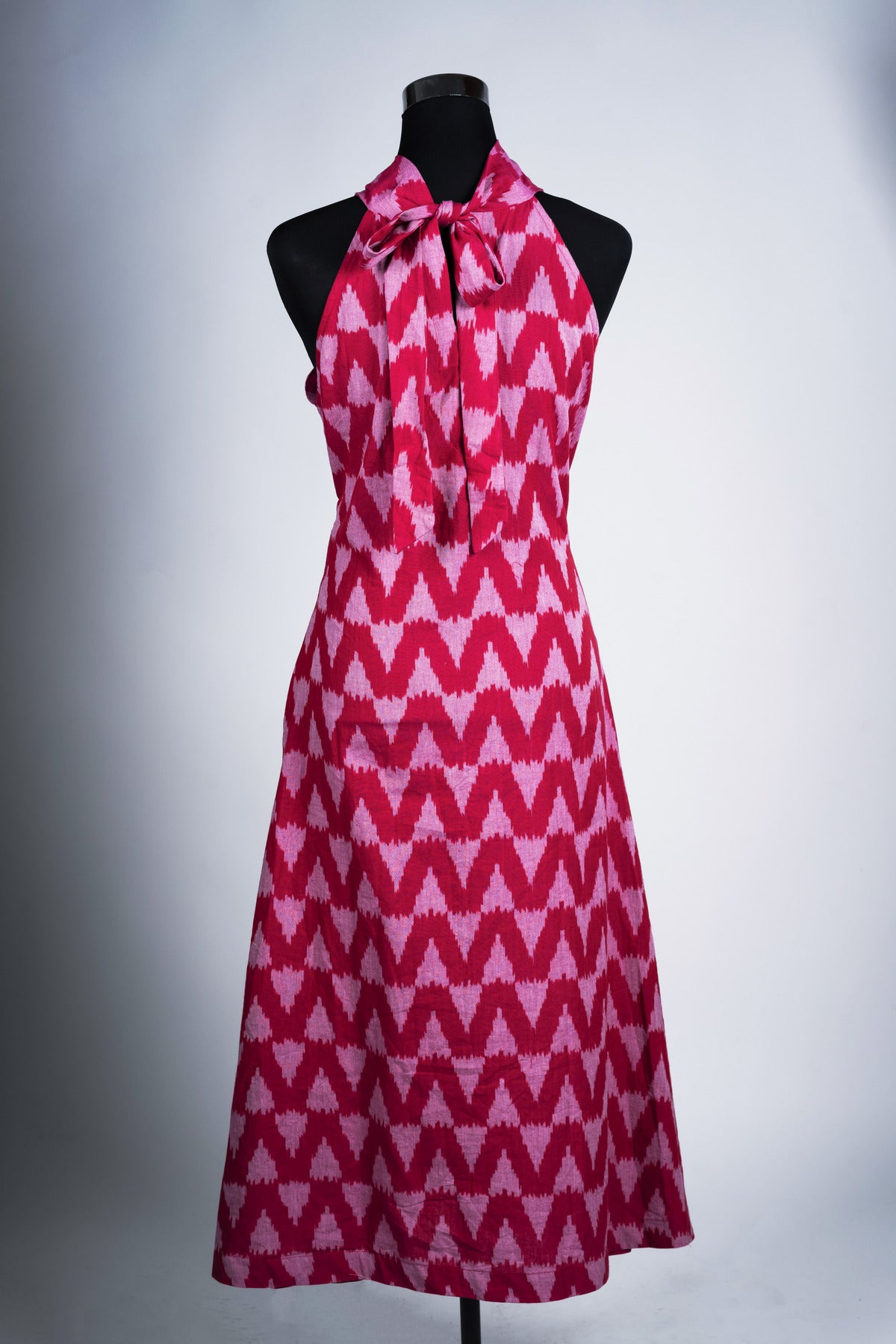 Pink Ikat Dress - Overlap