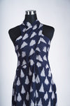 Blue Ikat dress - Overlap