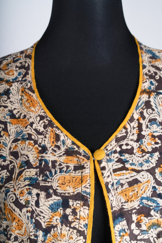 Black Kalamkari - Shrug