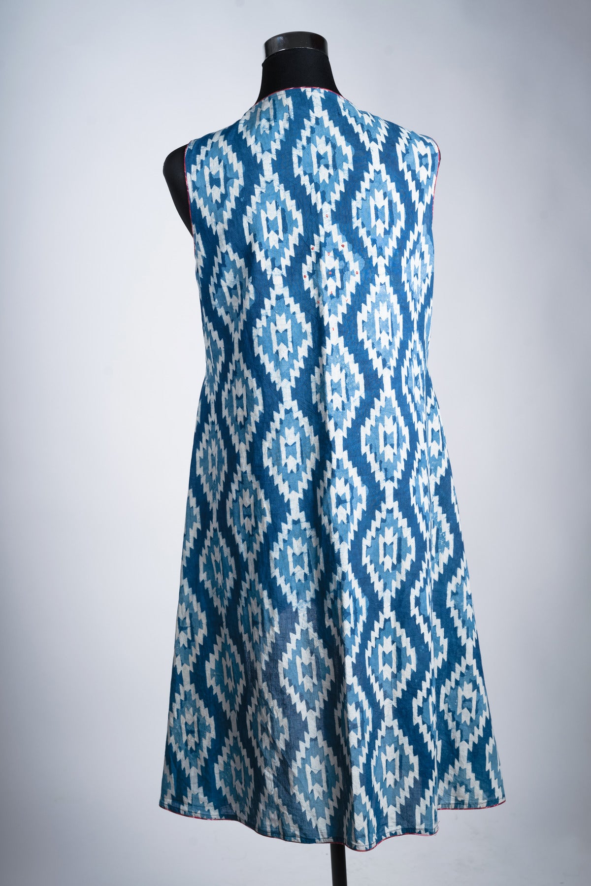 Indigo Print with natural dyes - Shrug