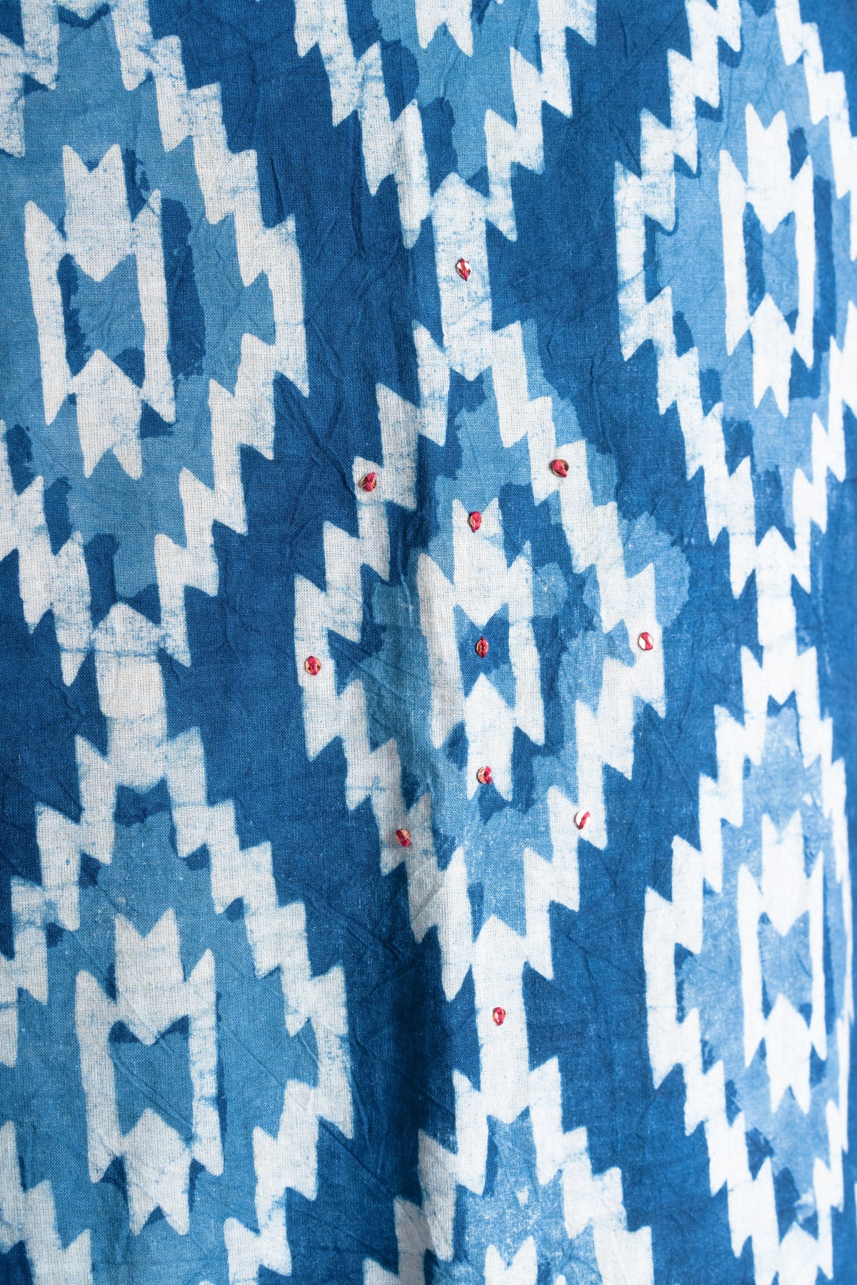Indigo Print with natural dyes - Shrug