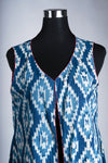 Indigo Print with natural dyes - Shrug