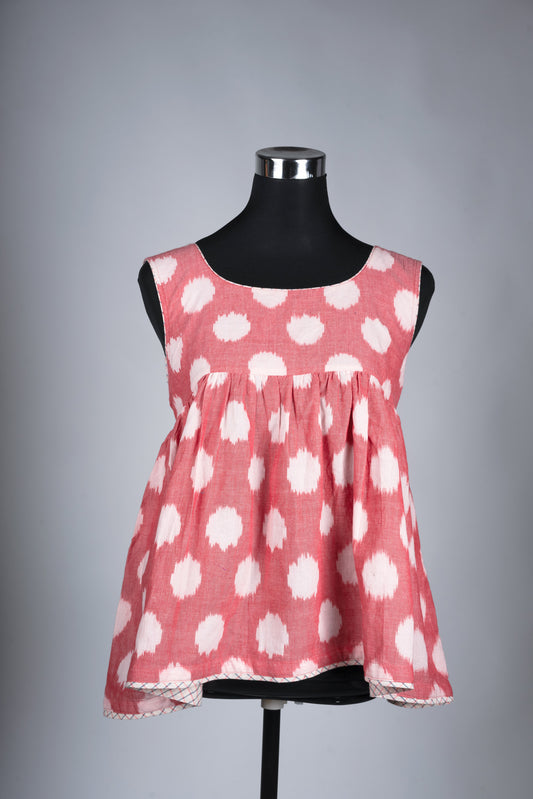 Ikat Baby Pink Short top