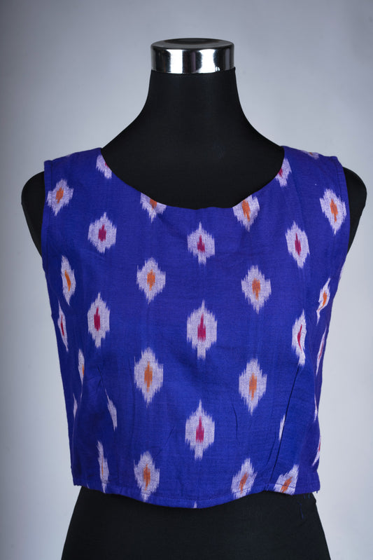 Violet Ikat Blouse