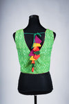 Green Ikat Blouse