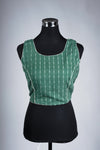 Green Ikat Blouse