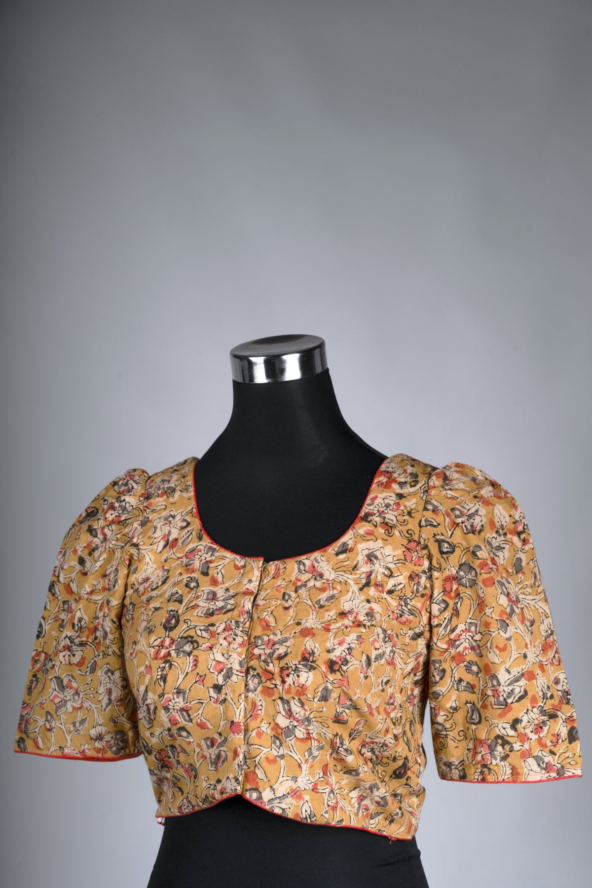 Kalamkari Blouse with Potli