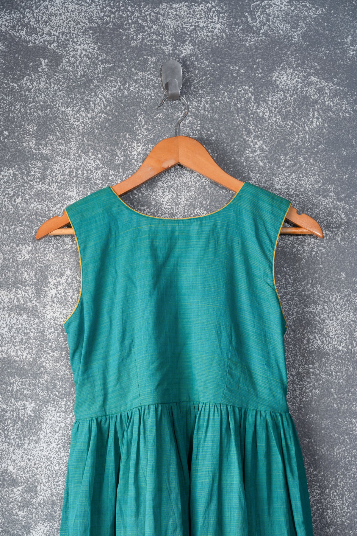 Green Kadhi and handwork dress - Ratna Prabha