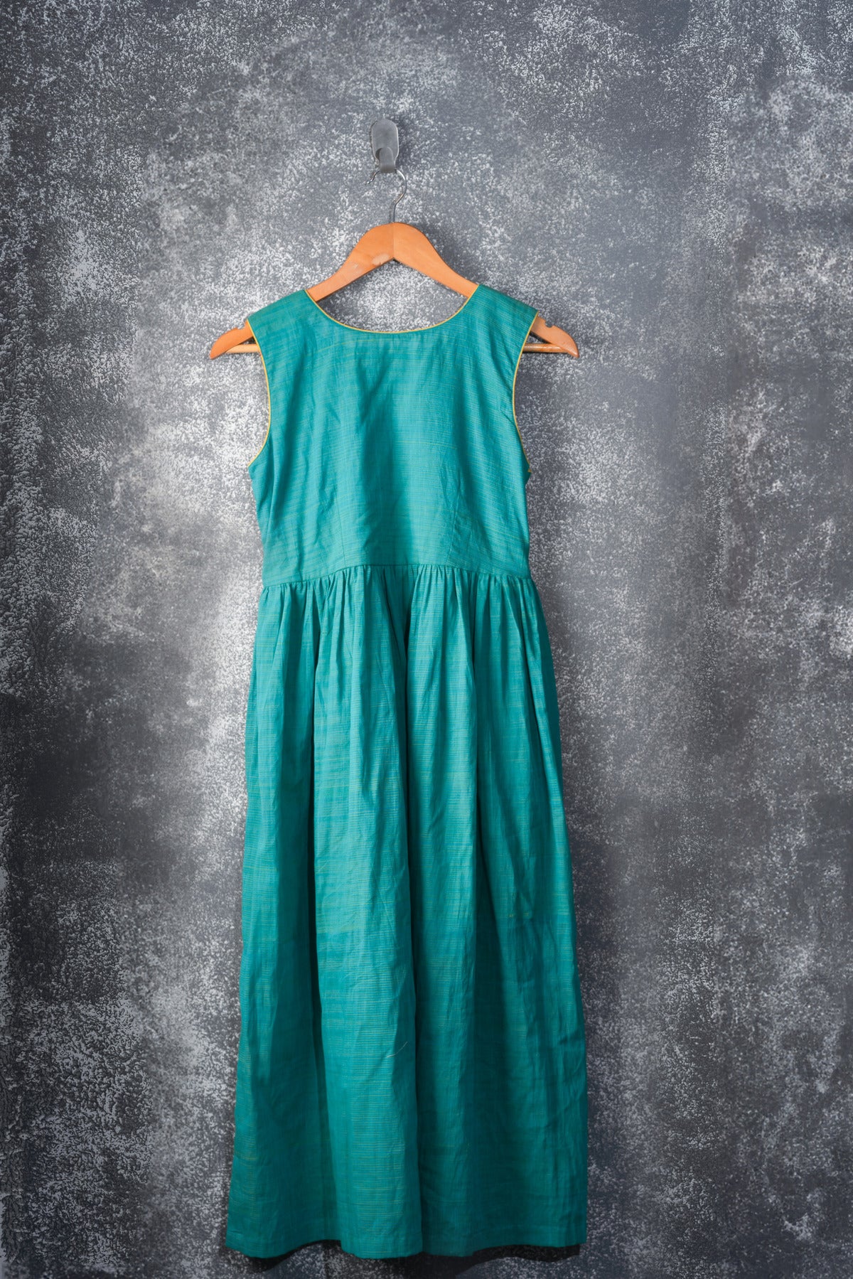 Green Kadhi and handwork dress - Ratna Prabha