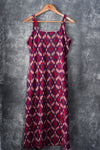 Ikat Pink & Purple Dress - Hellen