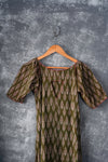 Green Ikat Dress - Mogra